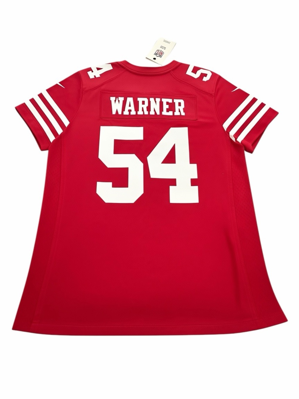 NWT Fred Warner 54 San Francisco 49ers Nike Game Jersey Women's Medium Red